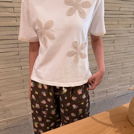 0892 flower garden pants/3カラー