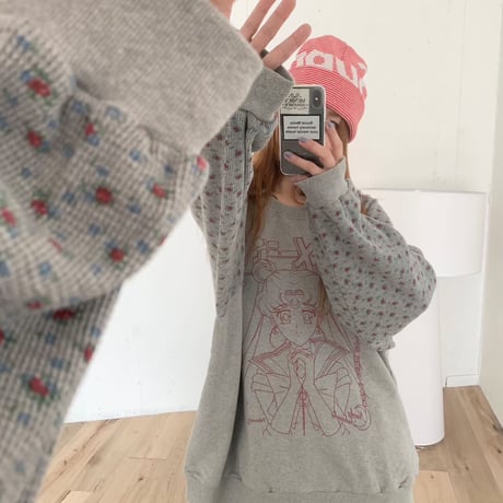 【数量限定】Prayar sweat waffle shirt/2カラー