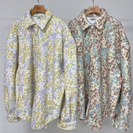 1083 Flower soft shirt jacket/2カラー