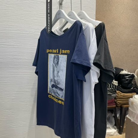 0960 graphic print tee/3カラー