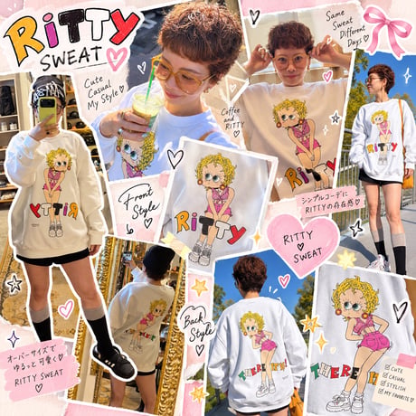 ♥️26/FW RIRU original RITTY sweat♥️