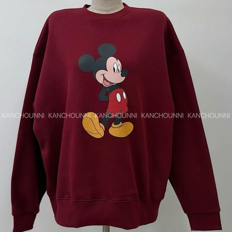 1075 VINTAGE MICKEY BIGスウェット/3カラー
