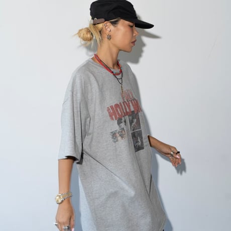 0987 Hollywood Graphic Over Tee/2カラー