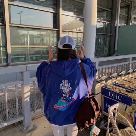 Disney SPACE BIG ZIP HOODIE/4カラー