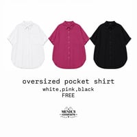 over size Pocket shirt/3カラー