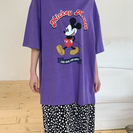 0916 古着風 New mickey tee/3カラー