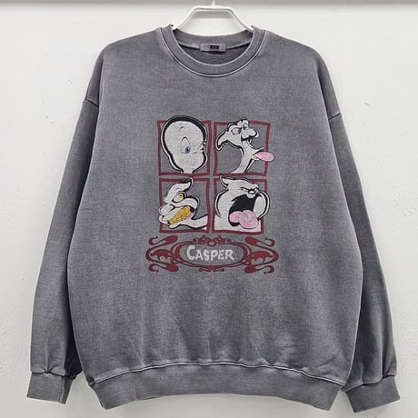 CASPER 4FACE ピグメントBIGスウェット/4カラー