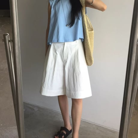 tuck flare tops/4カラー