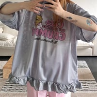 【即納☆数量限定】mesh cute tee/2カラー