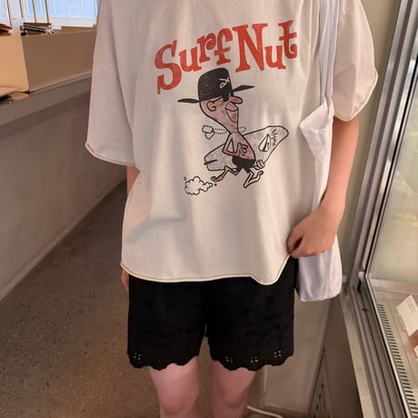 0937 Retro Surf Nut Tee/3カラー