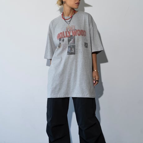 0987 Hollywood Graphic Over Tee/2カラー