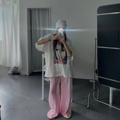 0952 【数量限定】Bubble Girl Photo over tee shirt/2カラー　カナさんなおみさん着用🩷