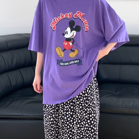 0916 古着風 New mickey tee/3カラー