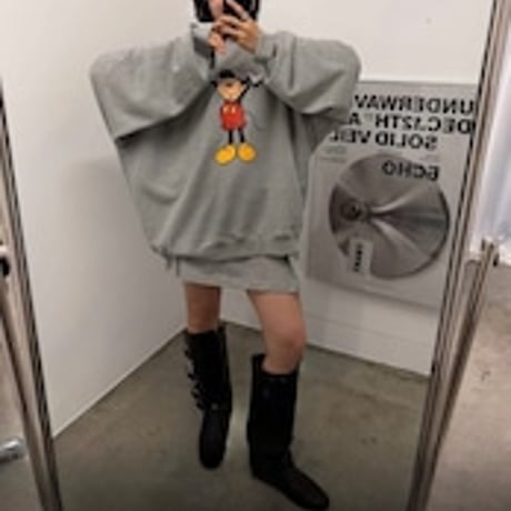 1082 MICKEY オーバー sweat/2カラー