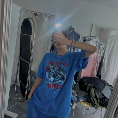 0980 Vintage Space BIG Tee/3カラー