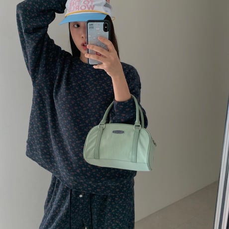 【即納★数量限定】Vintage Flower Waffle Tops/3カラー
