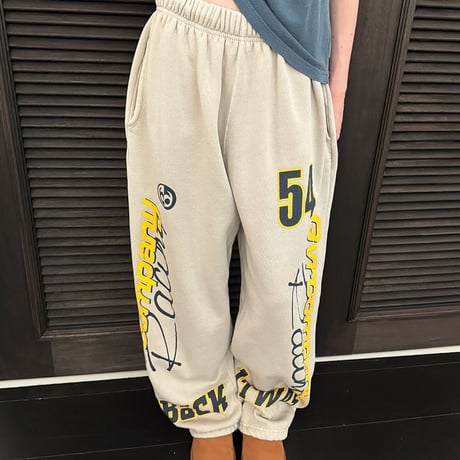 54pigment LOGO sweat pants/5カラー
