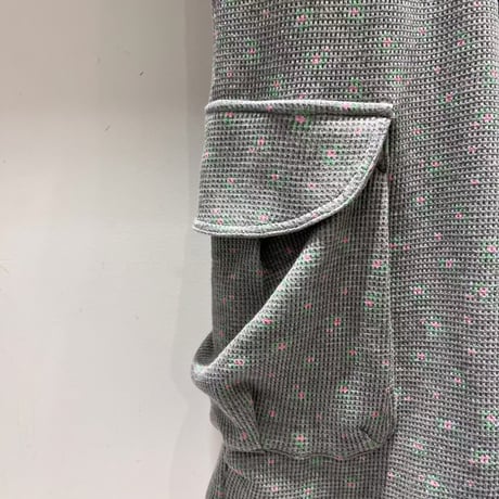 Mini  flower waffle half pants/2カラー