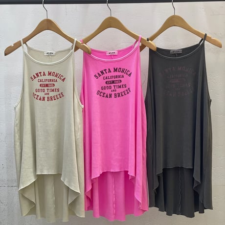 0903 Santa Monica drape tank/3カラー