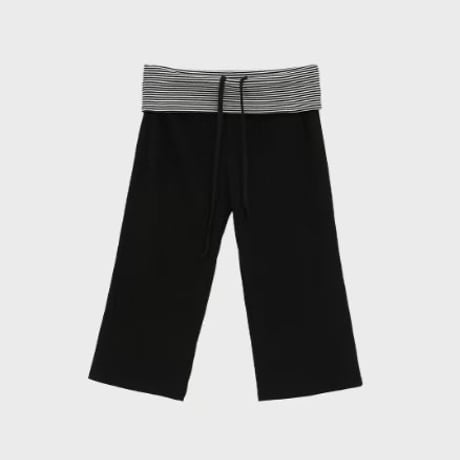 ボーダー切替 Capri pants/3カラー