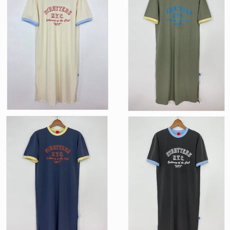 0896 ringer long one-piece/4カラー