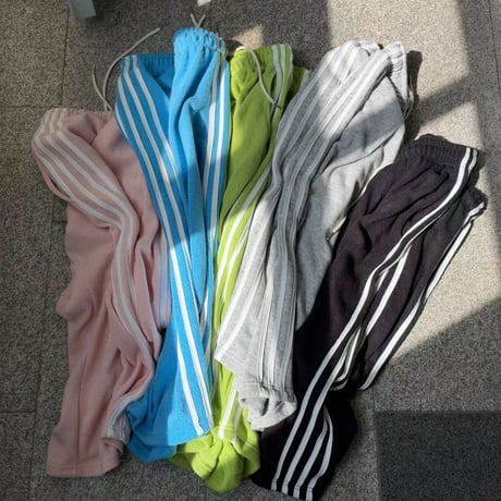 1048 side 3-line pants/5カラー