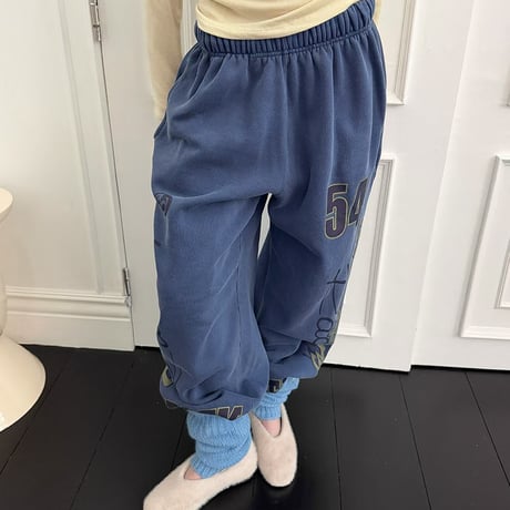 54pigment LOGO sweat pants/5カラー