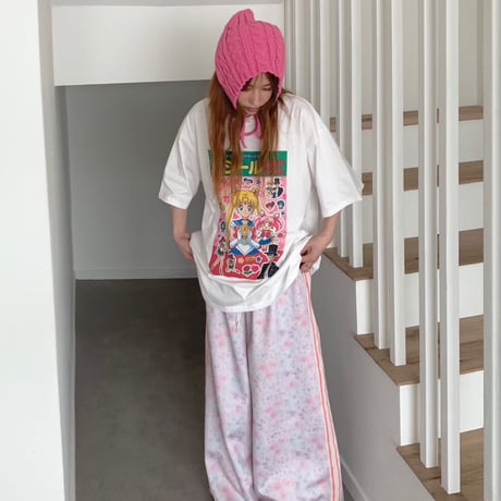 Flower tape pants/2カラー