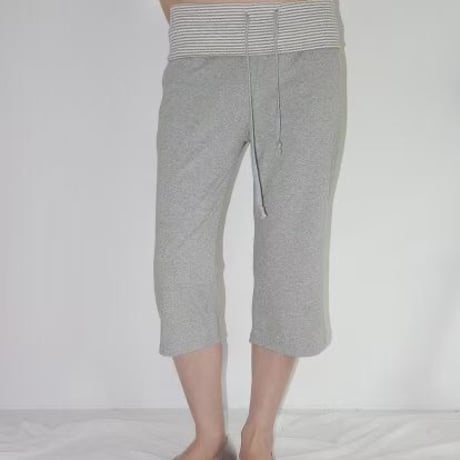 ボーダー切替 Capri pants/3カラー