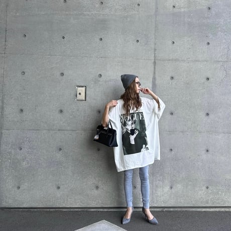 0953 【数量限定】Vintage Boy Photo over tee shirt/2カラーあやさん着用