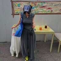 0882 🉐セットアップ商品🉐pigment ノースリーブ＆2waypants/3カラー