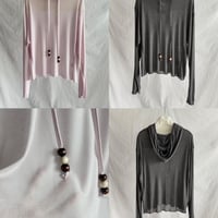 0907 【数量限定】❤eee❤シアー long foodie/3カラー