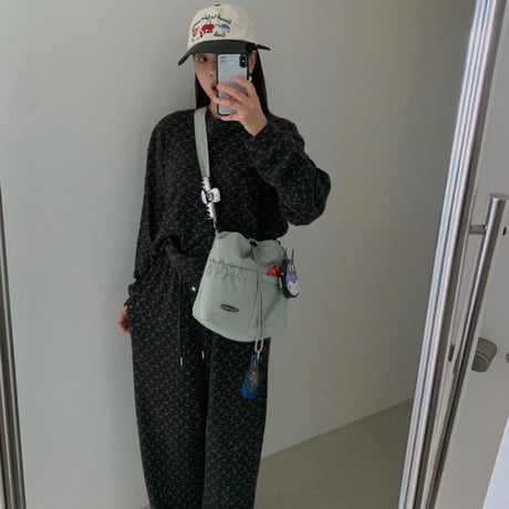 【即納販売★数量限定】Vintage Flower Waffle Pants/3カラー