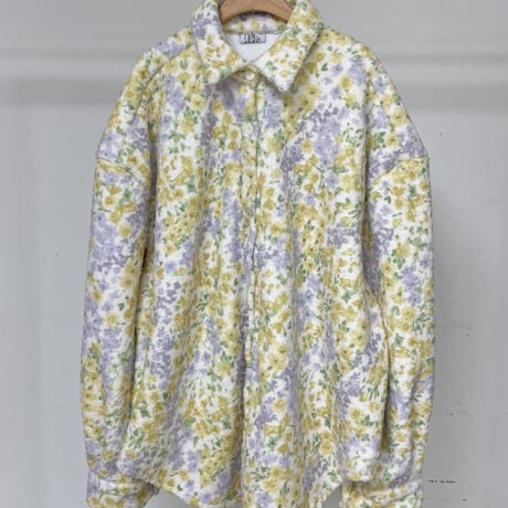 1083 Flower soft shirt jacket/2カラー