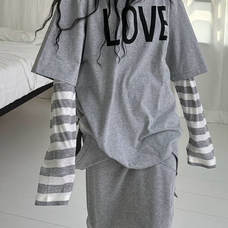 【早期お届け★数量限定】LOVE♥︎BIG TEE/3カラー