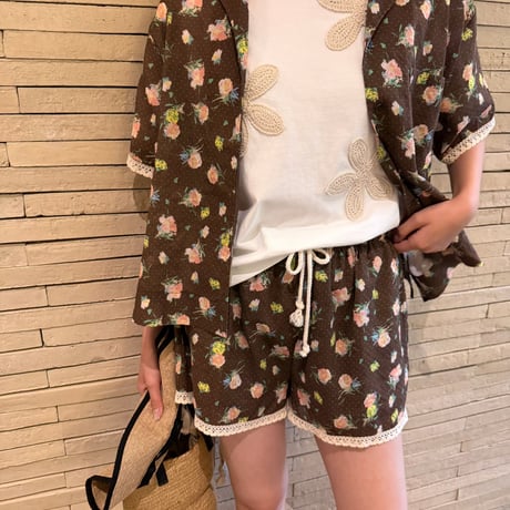 即納　0891 flower garden shirt/3カラー