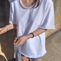 monotone Back Press tee/2カラー
