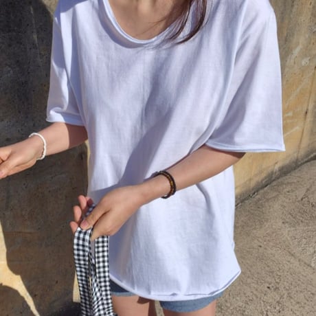 monotone Back Press tee/2カラー