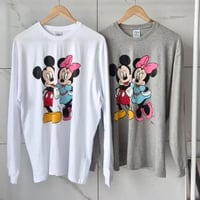 0989 Mickey & Minnie Long Sleeve/2カラー