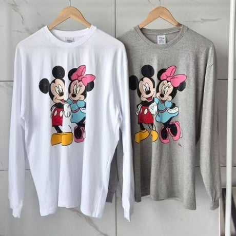 0989 Mickey & Minnie Long Sleeve/2カラー