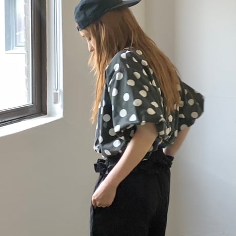 【数量限定】dot balloon blouse2カラー