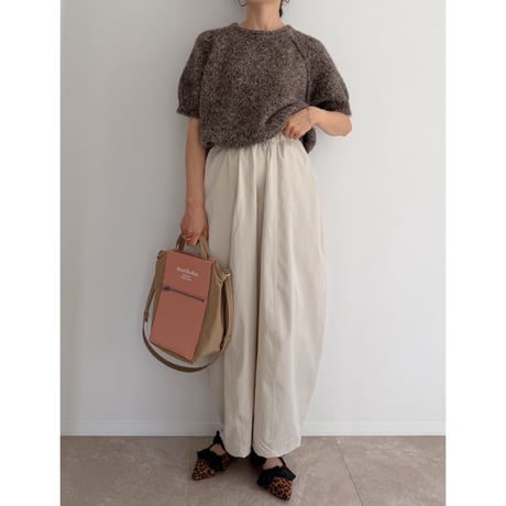 《AMIE original》 Fluffy Mix Knit / brown