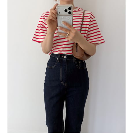 Waffle Border Tee