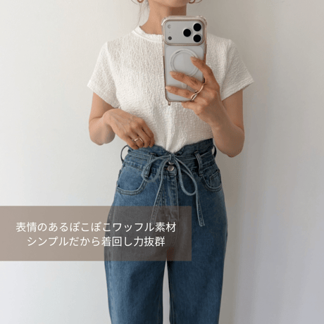 ぽこぽこシンプルT / 2color