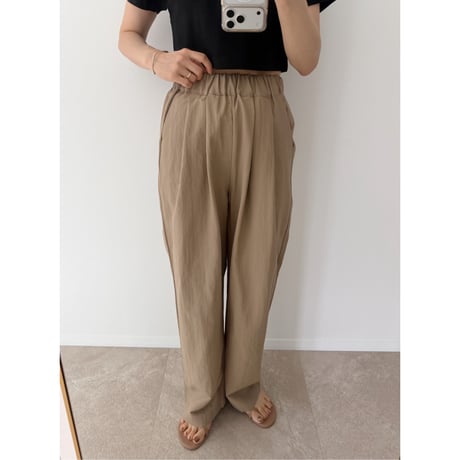 【3色set】《AMIE original》テンセルタックイージーワイドパンツ