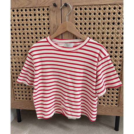 Waffle Border Tee