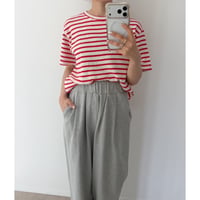 Waffle Border Tee