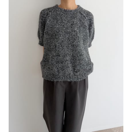 《AMIE original》 Fluffy Mix Knit / gray