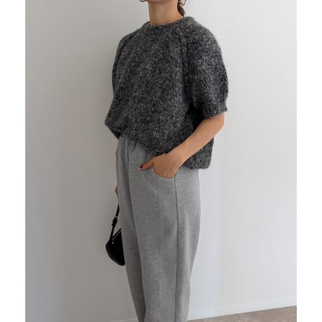 《AMIE original》 Fluffy Mix Knit / gray