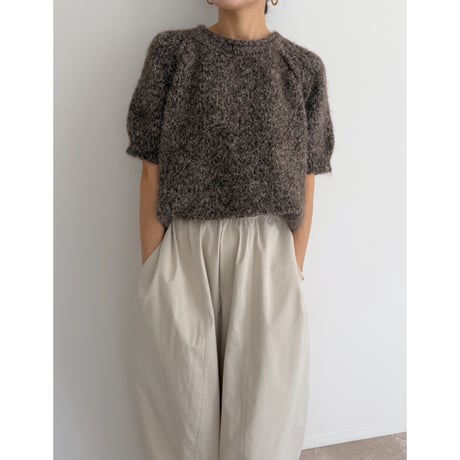 《AMIE original》 Fluffy Mix Knit / brown